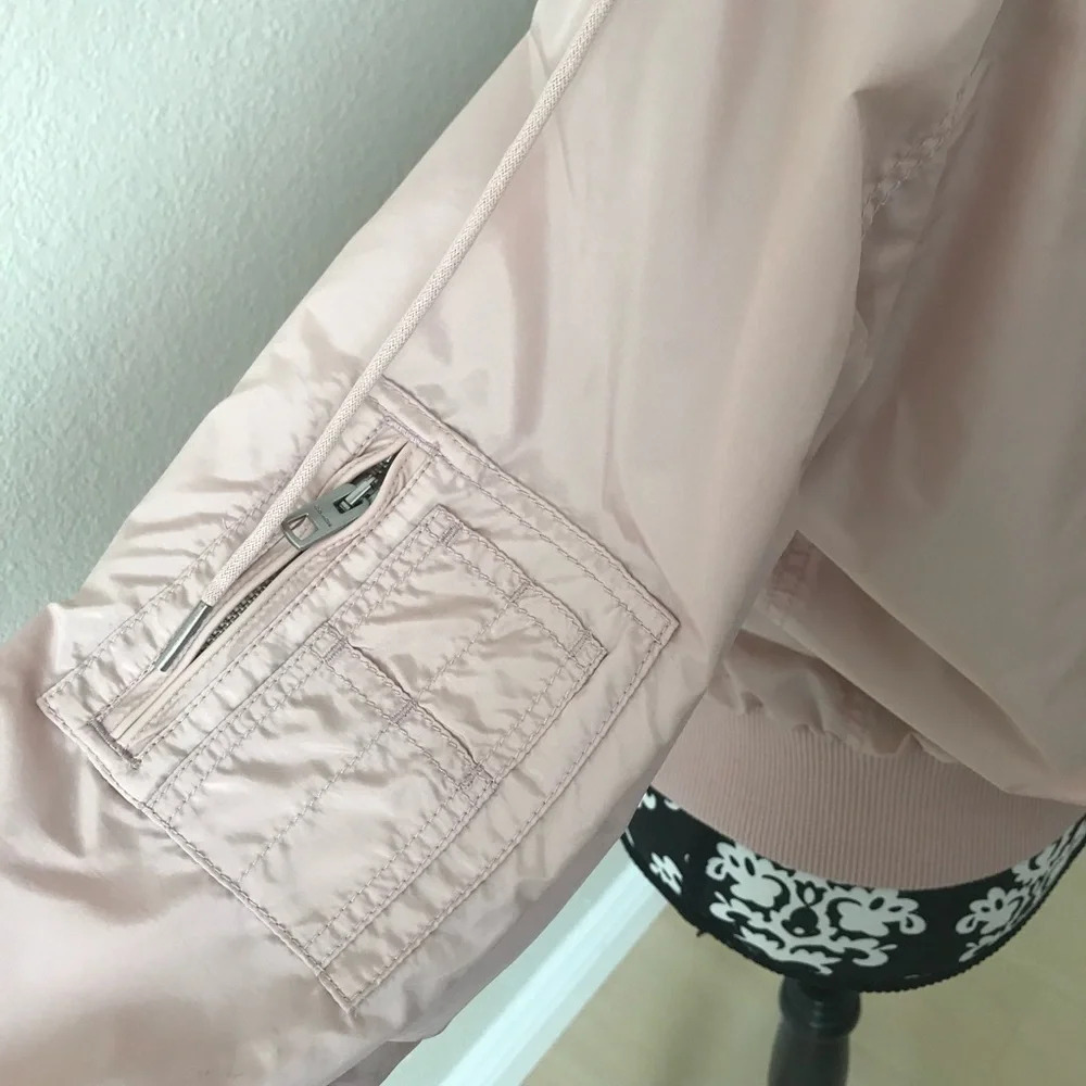 Coach pink windbreaker jacket medium - Picture 8 of 16